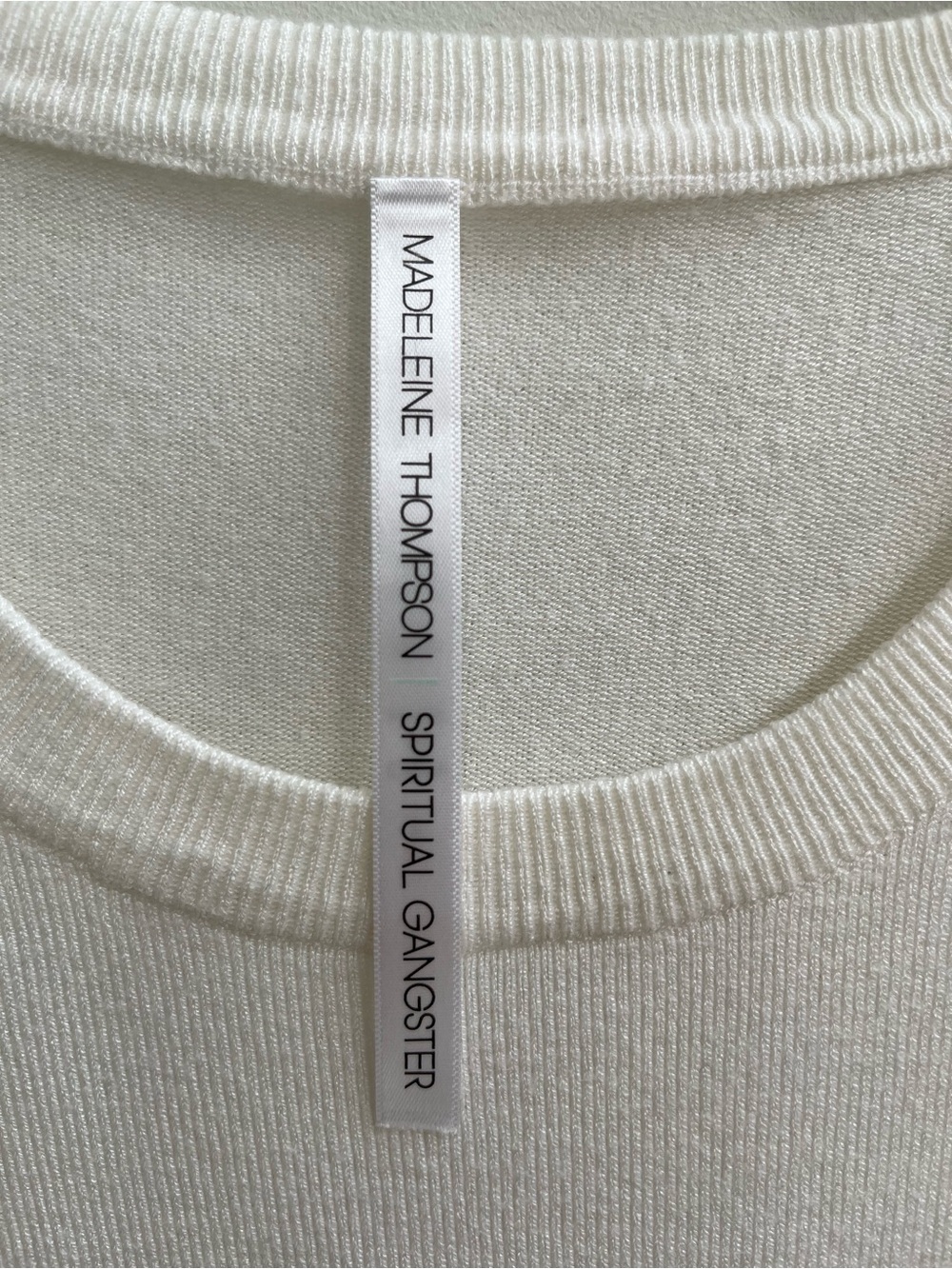 Spiritual Gangster x Madeleine Thompson Rainbow Sweater Large - Picture 11 of 13